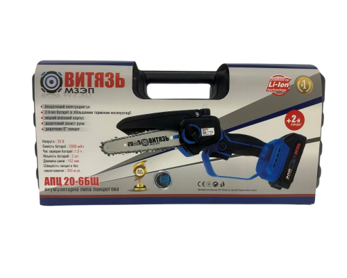 Аккумуляторная цепная пила Витязь АПЦ-20-6БЩ