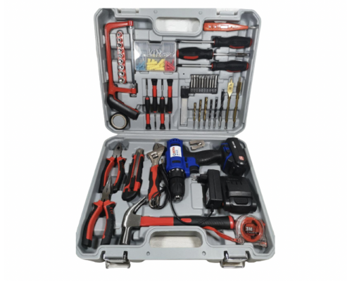 Шурупокрут акумуляторний Витязь ДА-18-2 ЛН (з набором інструменту)